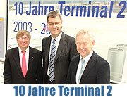 10 Jahre Terminal 2 des Flughafen München - Festakt am Airport auf der Besucherterrasse des Terminal 2. Infos & Video (©Foto: Martin Schmitz)